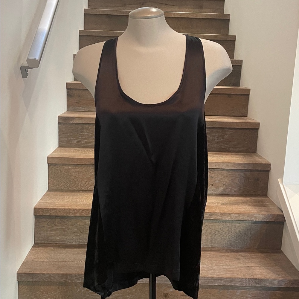 Patterson J. Kincaid Black Backless Tank Top